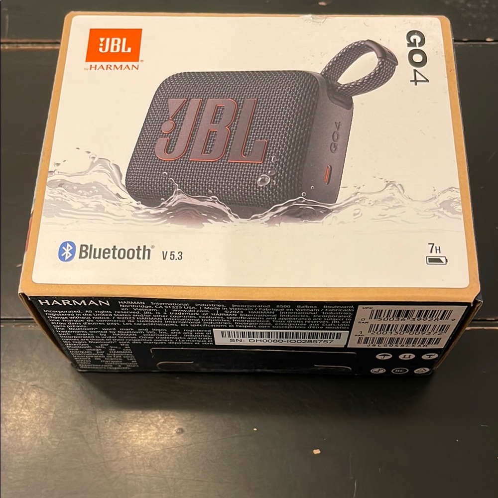 JBL GO 4 Portable Speaker - Black